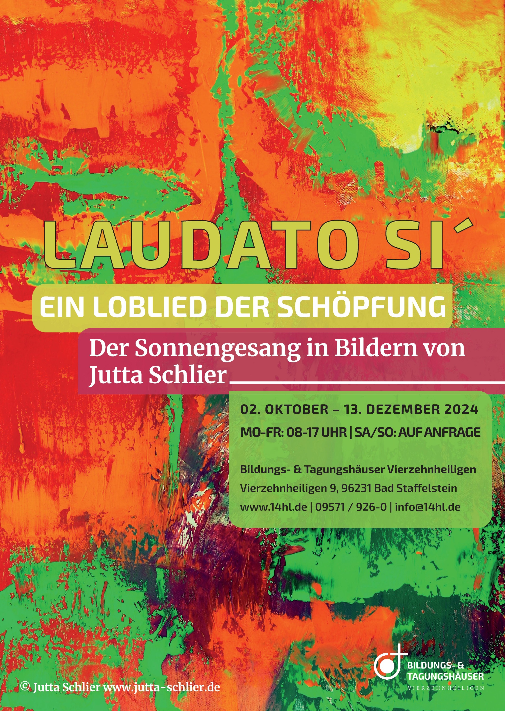 A3 Plakat Ausstellung Sonnengesang