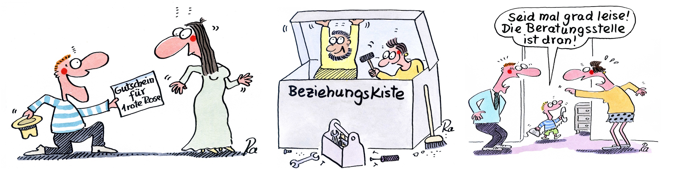 PARTNERSCHAFTEN HUMORVOLL PORTRÄTIERT